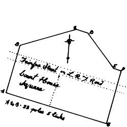 Ten acres of land surrounding the courthouse intended
for the prison bounds. Fairfax County Deed Book V-2, p. 208, 1824.