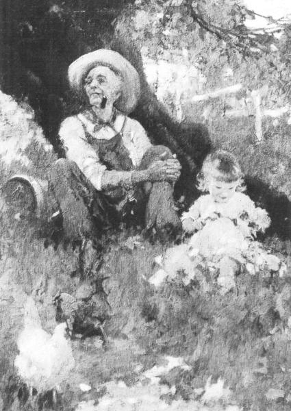 "God Made This Day For Me"

From a painting by M. L. Bower.