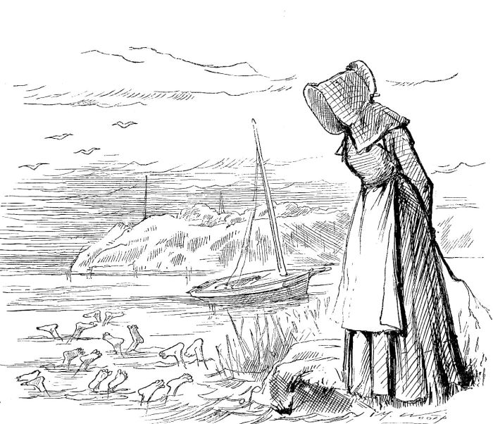 A WARM DAY IN THE COUNTRY&mdash;SUDDEN APPEARANCE OF VILLAGE
SCHOOL-MISTRESS, AND EQUALLY SUDDEN DISAPPEARANCE OF SCHOLARS.