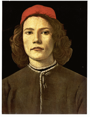 PLATE III.&mdash;SANDRO BOTTICELLI

PORTRAIT OF A YOUNG MAN

National Gallery, London