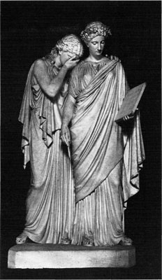 &ldquo;GRIEF AND HISTORY,&rdquo; DETAIL FROM NAVAL MONUMENT, WASHINGTON Franklin Simmons