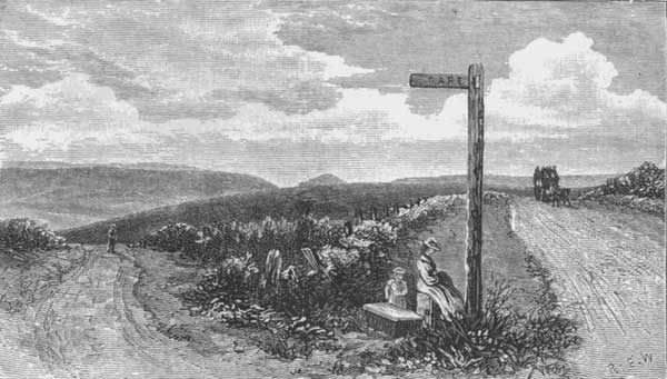 ON PORLOCK MOOR&mdash;THE ROAD TO OARE.