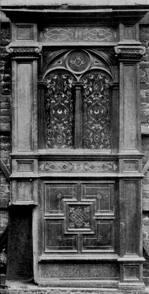Plate 44.&mdash;Panelling from Sizergh Castle, now in
Victoria and Albert Museum.