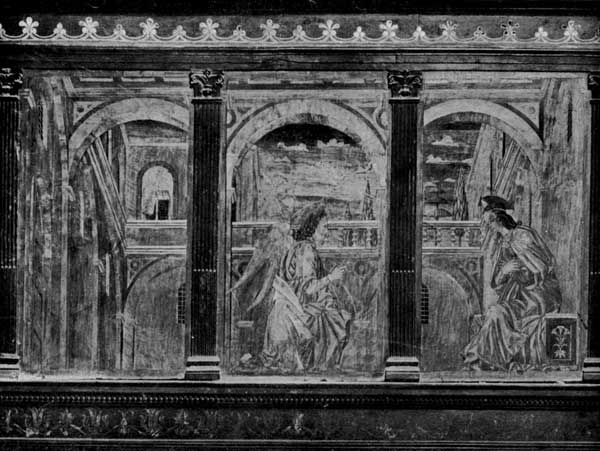 Plate 6.&mdash;Figure intarsia from the Sacristy of the
Cathedral, Florence.