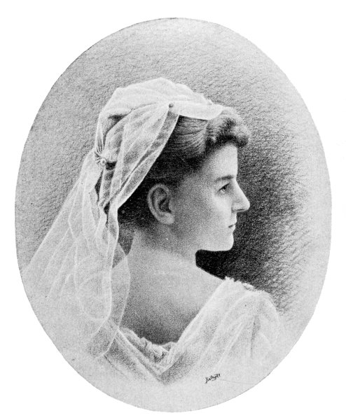 FROM CRAYON EXECUTED OVER A BROMIDE ENLARGEMENT MADE
FROM THE ORIGINAL NEGATIVE&mdash;STIPPLE EFFECT
THROUGHOUT. BY J. A. BARHYDT.