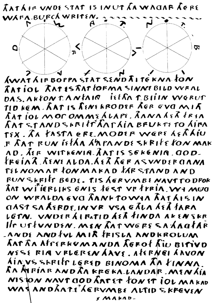 bl. 45 van het H.S. thet Bok th&ecirc;ra Adela folstar.