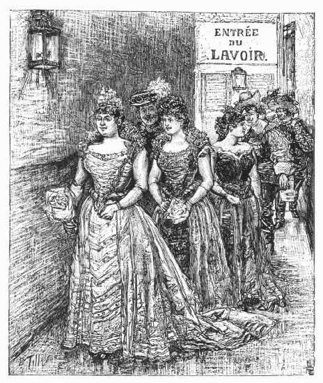 QUEEN OF THE WASHERWOMEN AND HER CORT�GE.
