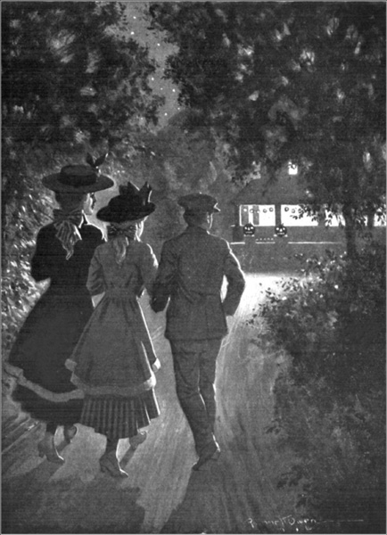 They saw two huge pumpkin lanterns grinning a welcome
from the gateposts. Page 173