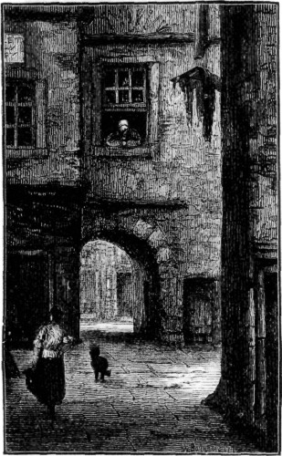 RIDDLE'S CLOSE, WHERE HUME COMMENCED HIS "HISTORY OF
ENGLAND."
