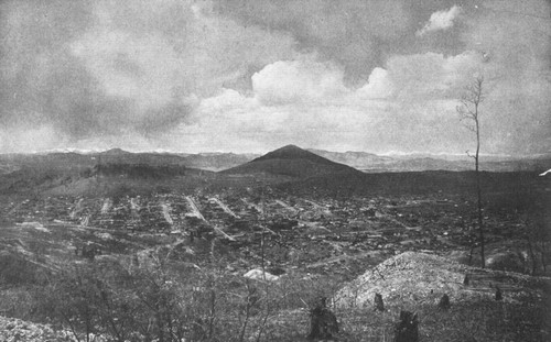The town of Cripple Creek, Colorado, which has grown up
like magic since 1891, covers the richest gold and silver mines in the
world