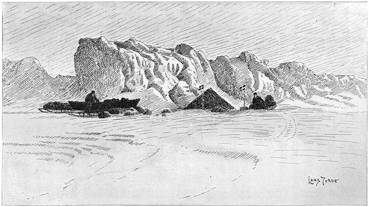 Our Northernmost Camp, 86&deg; 13.6&prime; N. Lat. April 8, 1895