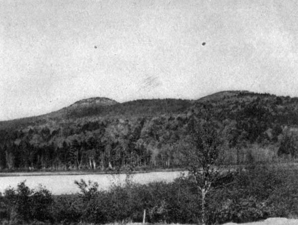 Owls Head Mountain in the distance