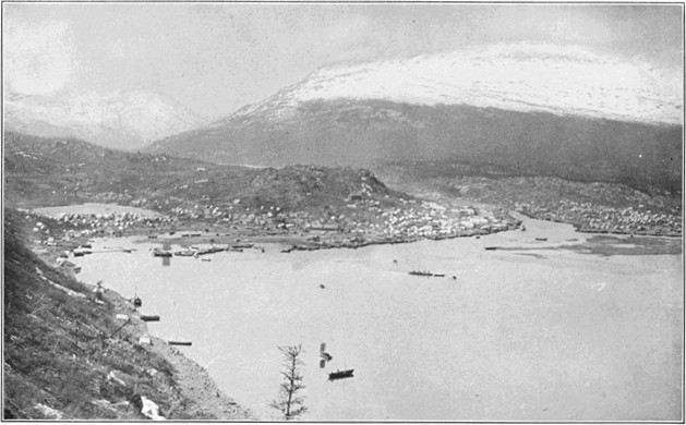 Copyright by E. A. Hegg, Juneau

Courtesy of Webster & Stevens, Seattle

Lake Bennett in 1898