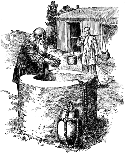 HE FORTHWITH ... PROCEEDED TO THROW RICE INTO THE
WELL.