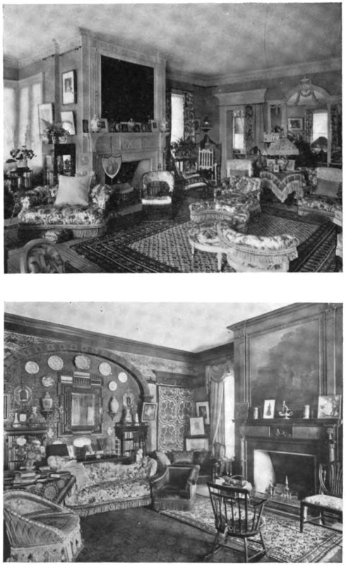 Plate XXIII.&mdash;Parlor, Rogers House; Drawing Room, Rogers House.