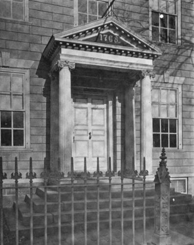 Plate XXV.&mdash;Porch, Lee Mansion.