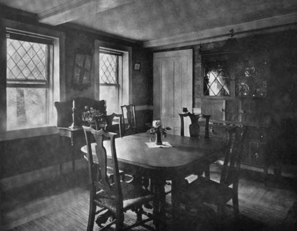 Plate XXXVII.&mdash;Dining Room, Adams House.