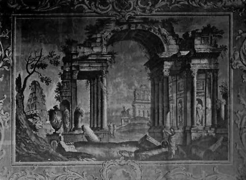 Plate XXII.&mdash;Roman Ruins paper, Lee Mansion, Marblehead.