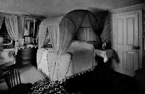 Plate XL.&mdash;Field Bedstead, slept in by Lafayette, in Stark Mansion. Owned by Mrs. Charles Stark, Dunbarton, N.&nbsp;H.
