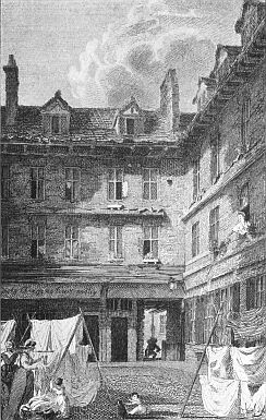 [Illustration:
Green Arbour Court, Little Old Bailey.]