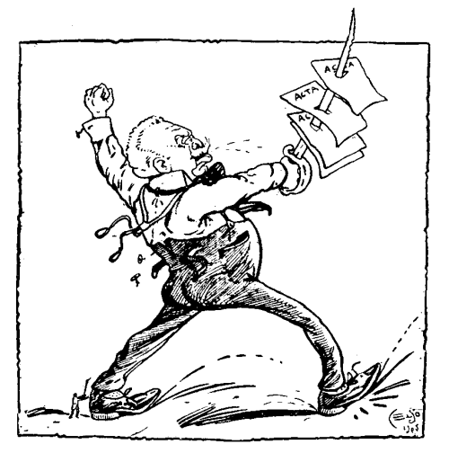 Dantas Baracho.&mdash;Caricatura inedita de Celso Herminio.