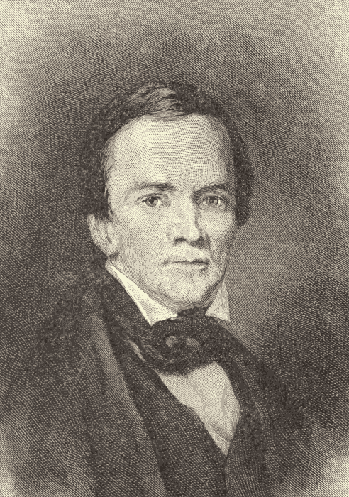 Portrait of George Catlin. Illustration.