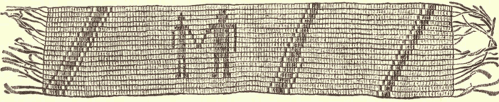 Wampum Belt. (After Holmes.) Illustration.