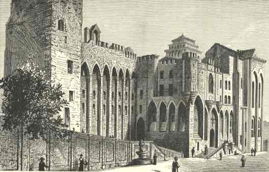 The Castle of the Popes, Avignon.  From Cassell&rsquo;s
&lsquo;Cities of the World.&rsquo;