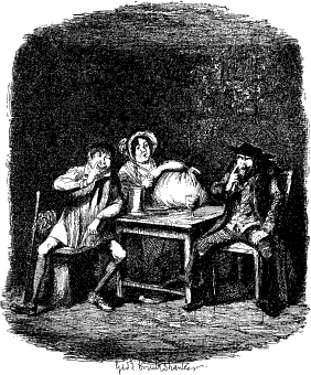 FAGIN ZETTE DEZE OPMERKING KRACHT BIJ, DOOR MET ZIJN
RECHTER WIJSVINGER LANGS DEN KANT VAN ZIJN NEUS TE STRIJKEN.
