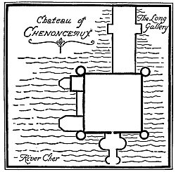 Ch�teau of Checonceaux (Diagram)