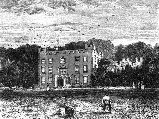 COXHOE HALL, COUNTY OF DURHAM.
THE BIRTHPLACE OF MRS. BROWNING.