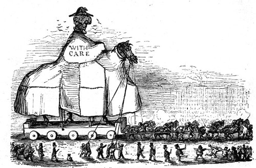 "PUNCH'S" SKIT ON THE PROCESSION.

Reproduced by permission of the Proprietors of "Punch."
