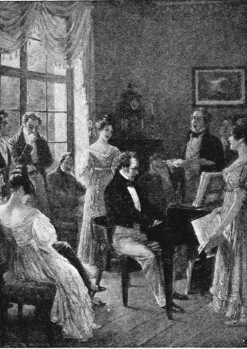 "SCHUBERT AND HIS FRIENDS."

From the Picture by Carl R&ouml;hling.

By permission of the Berlin Photographic Company, 133, New Bond Street,
London, W.

Copyright, 1903, by Photographische Gesellschaft.