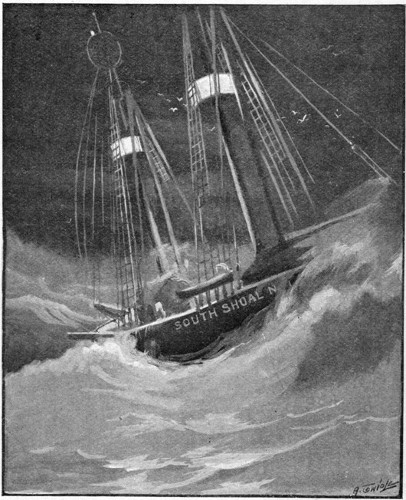 THE SOUTH SHOAL LIGHTSHIP, WHICH MARKS THE SITE OF AN OCEAN
GRAVEYARD.