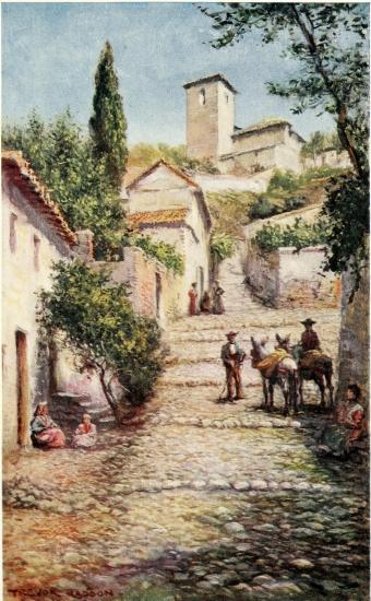 GRANADA&mdash;STREET IN THE OLD QUARTER