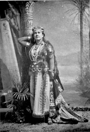 Clara Louise Kellogg as A�da

From a photograph by Mora