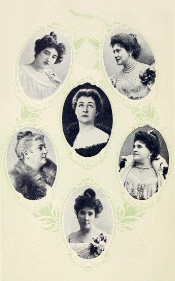 Photographs Copyright by Aim� Dupont and Falk, New York.
"STARS OF THE OPERA."
