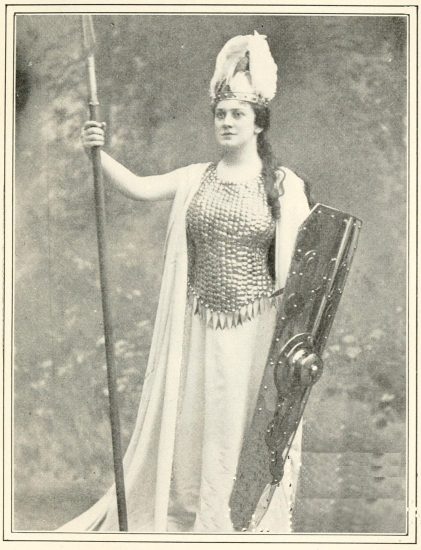 Copyright by Aim� Dupont, N. Y.

Nordica as Br�nhilde in "Siegfried."