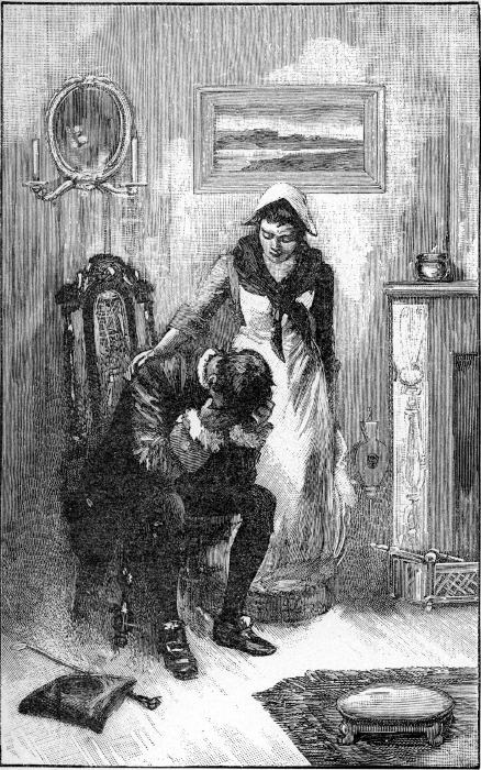 ONLY HIS WIFE CAN ENTER INTO HIS FEELINGS, AND ALLEVIATE
HIS BITTER HUMILIATION