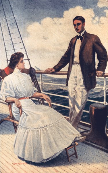 Don't you know that it is rather a serious thing to
delay a Spanish mail-boat?