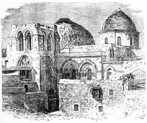 L'�glise du Saint-S�pulcre, � J�rusalem.