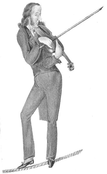 Plate IV.&mdash;See Appendix. Caricature of Paganini published 1831.