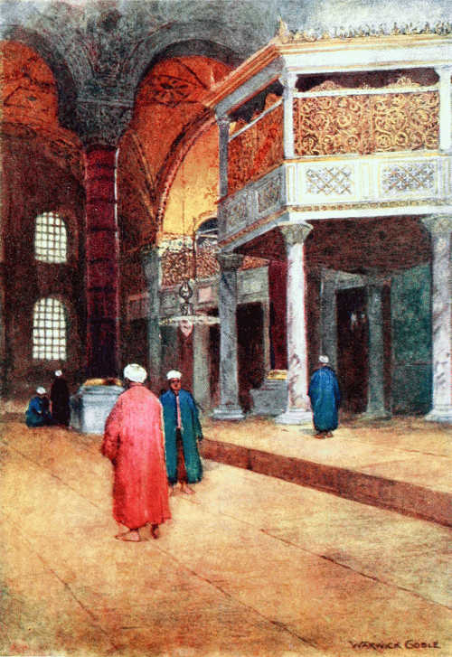 INTERIOR OF S. SOPHIA, THE
SULTAN’S GALLERY