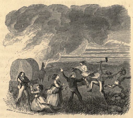 

FIRE ON THE PLAINS.