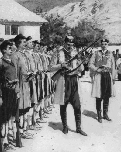 Montenegrin troops