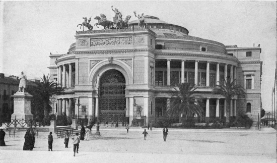 The Politeama Garibaldi, one of Palermo’s two greatest
theaters.