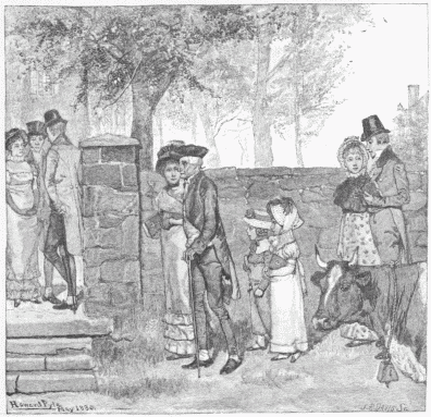 FIG. 86.&mdash;Going to Church. Engraved by J. P. Davis.