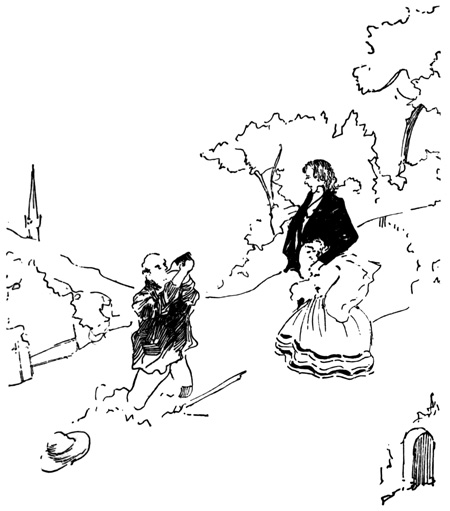 "Papa took out his hunting-flask
and made him drink"