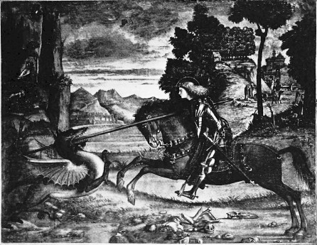 Alinari, Florence

S. GIORGIO MAGGIORE&mdash;ST GEORGE AND THE DRAGON

By Carpaccio