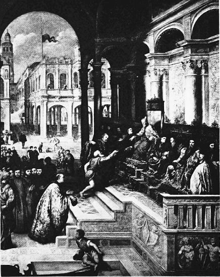 Alinari, Florence

ACCADEMIA&mdash;PRESENTATION OF ST MARK’S RING TO THE DOGE

By Bordone